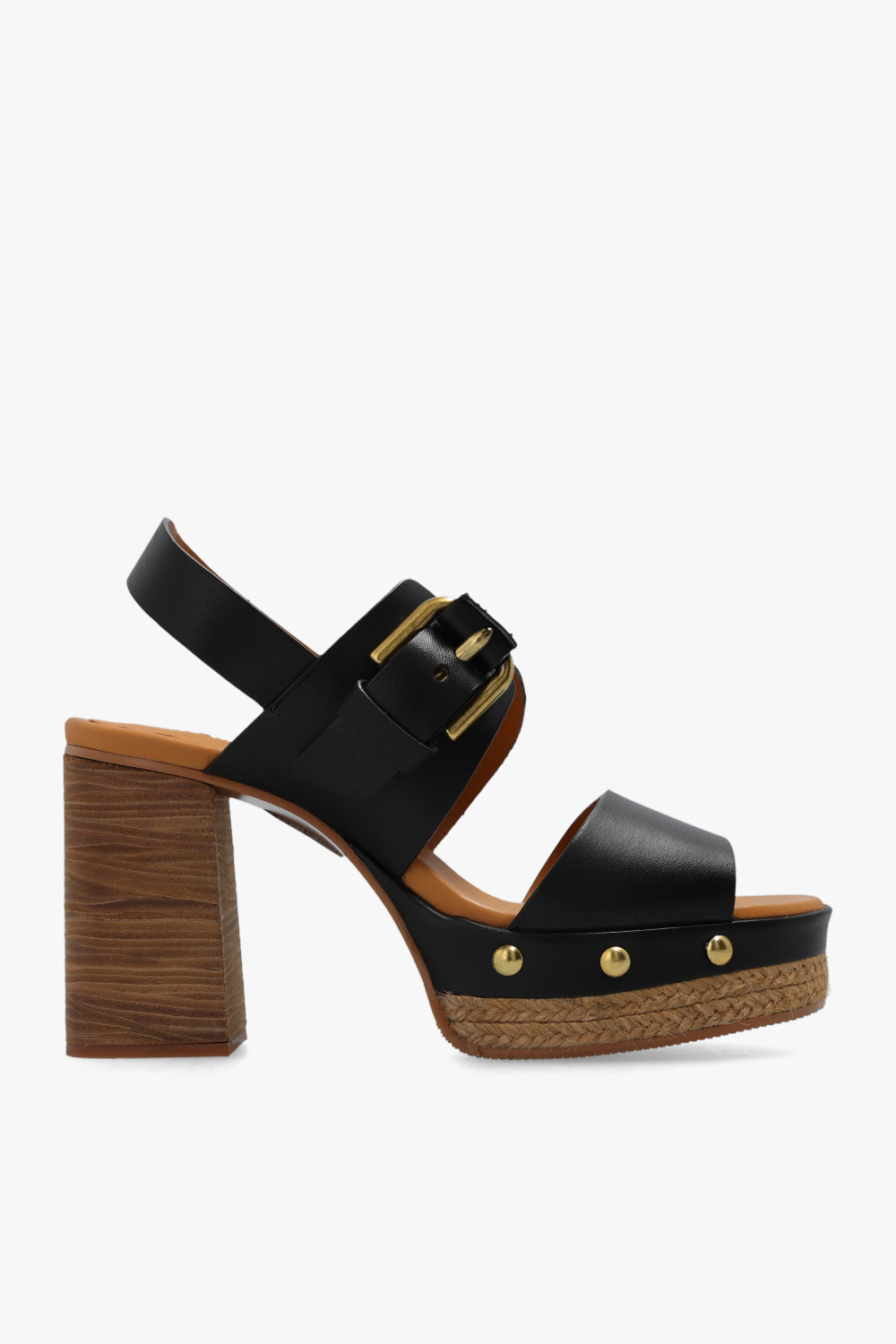 IetpShops VG Black Joline heeled sandals See By Chlo